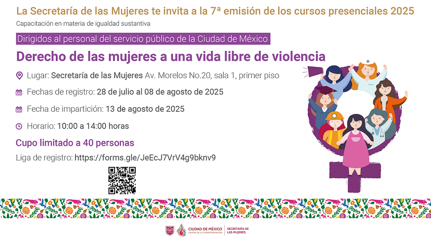 Curso Derechos de las mujeres a una vida libre de violencia